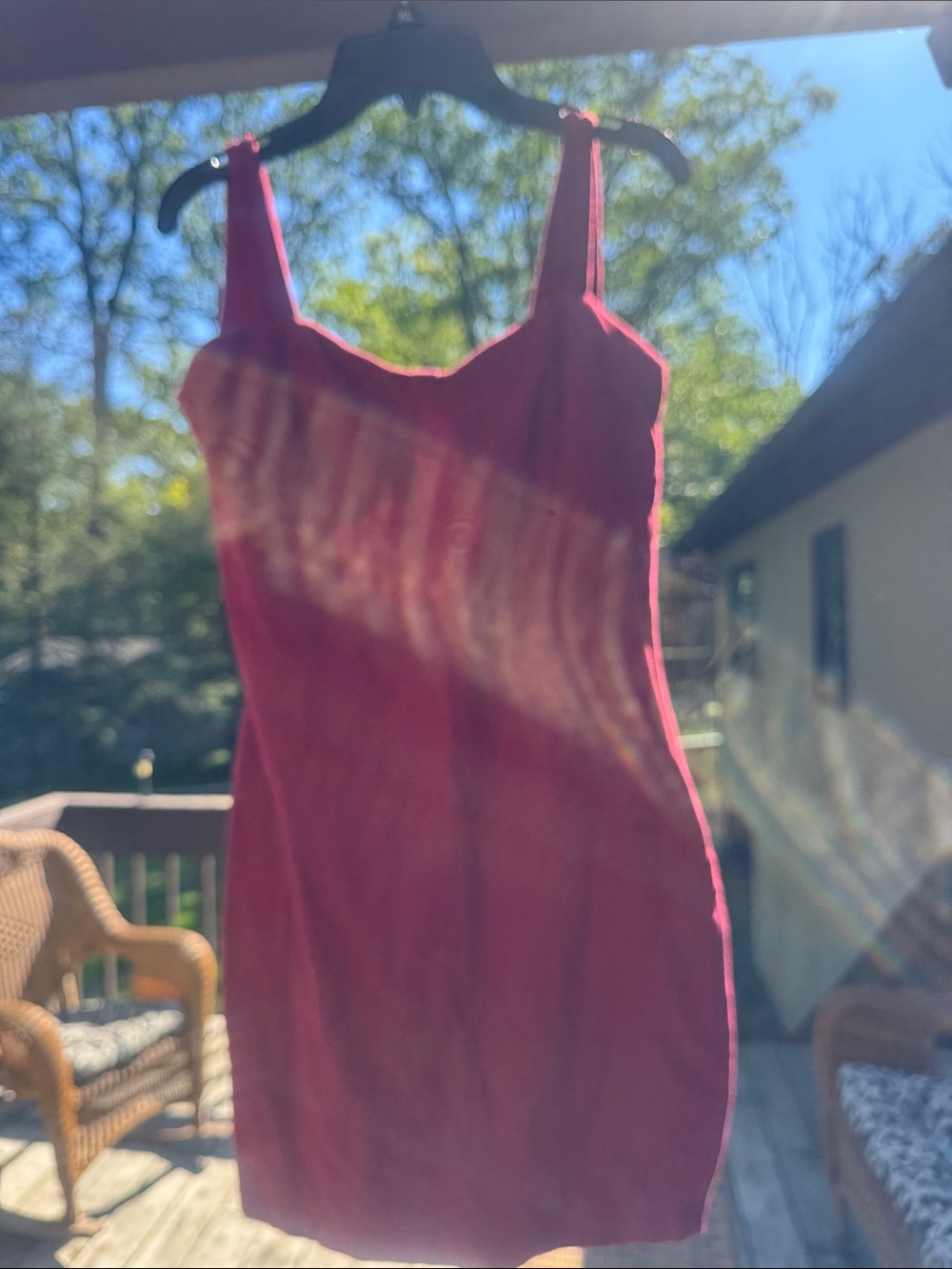 Forever 21 Red Slip Dress with Adjustable Straps